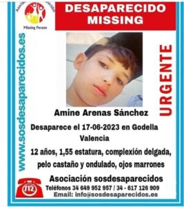 Desaparición Godella niño 17 junio sábado